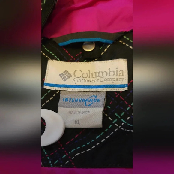 Columbia Coat Youth Girls Interchange Plaid‎ Winter Omni Jacket Size XL - Picture 15 of 16